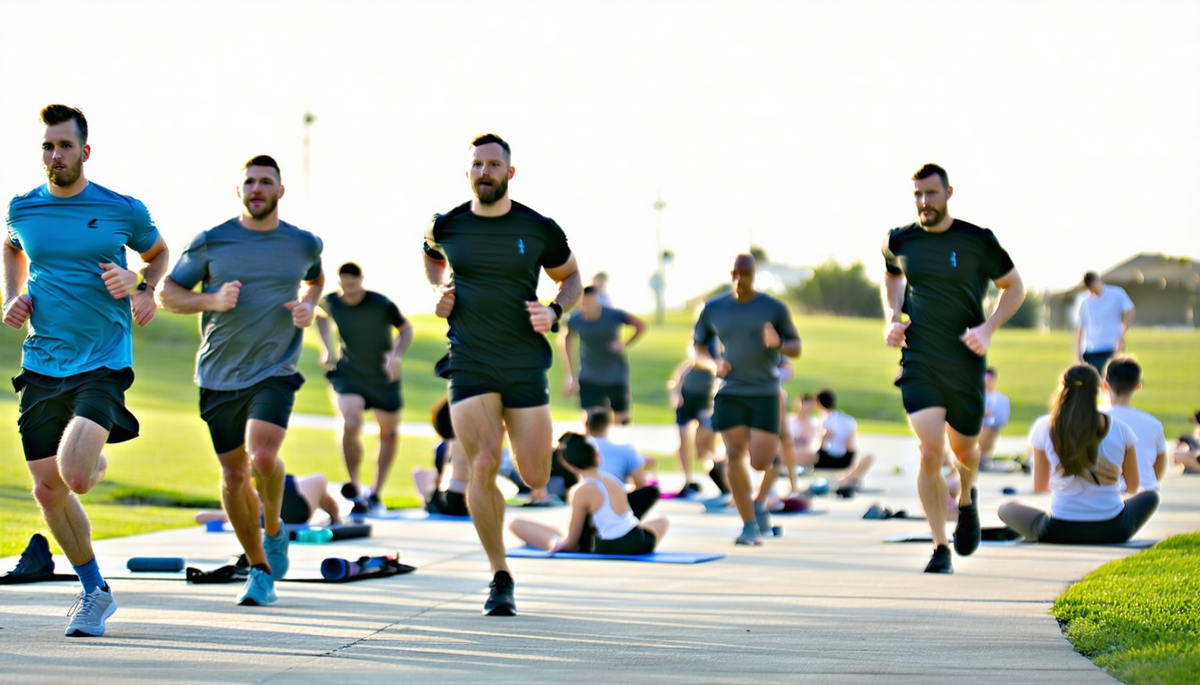 structured outdoor fitness