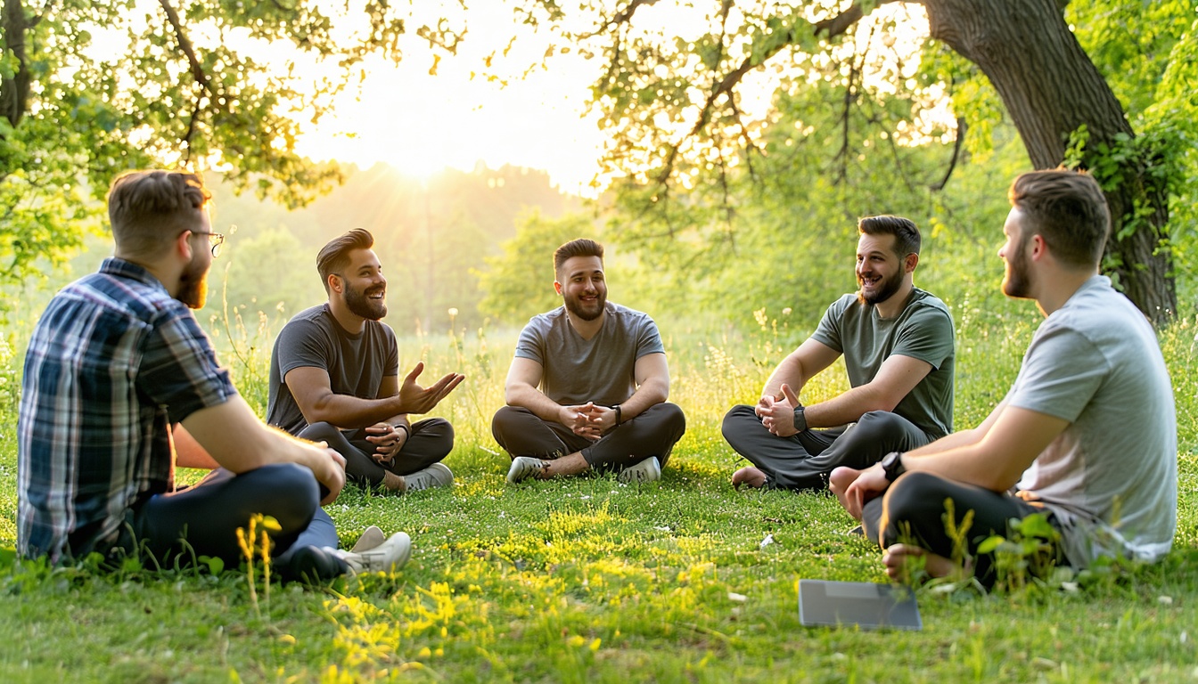 private men’s recovery community