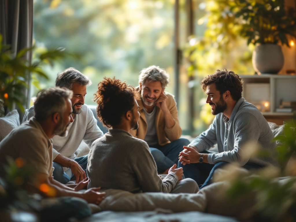 private men’s recovery community